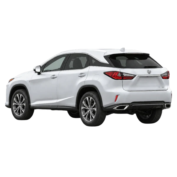 Lexus RX350 2018 argent, vue trois-quarts arrière (orienté vers la gauche)