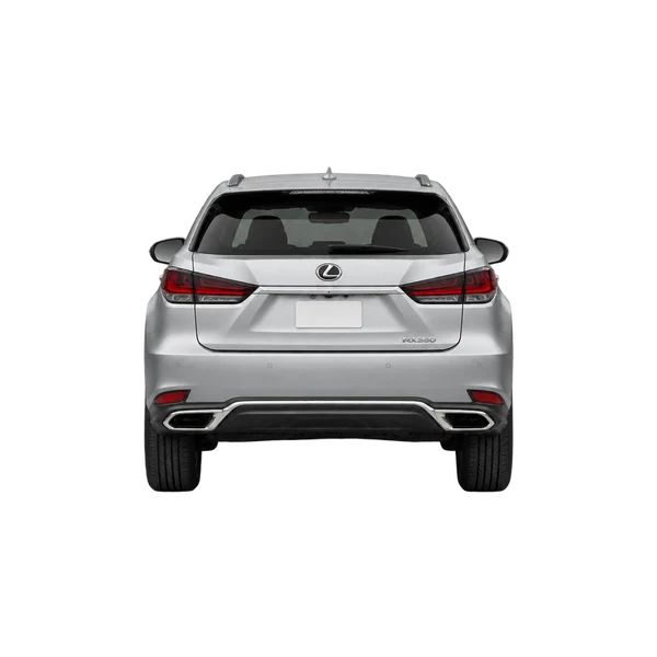 2022 Lexus RX350 in Silber, Ansicht: Heck