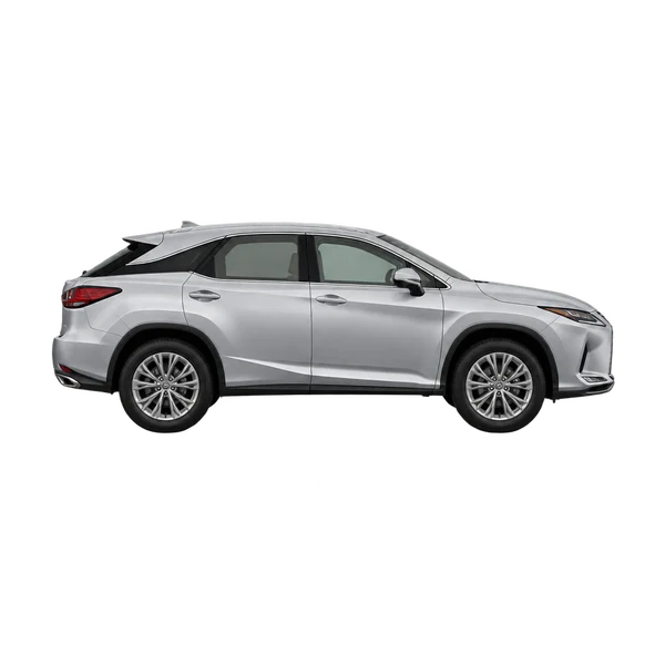 2022 Lexus RX350 in Silber, Ansicht: Seite (nach rechts gewandt)