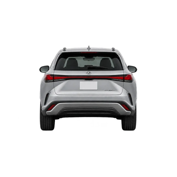 Lexus RX350H 2023 argent, vue arrière