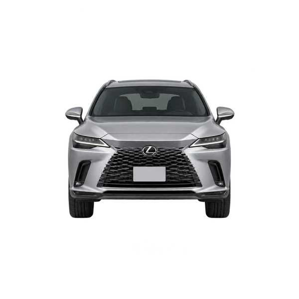 シルバーの2024 Lexus RX350H（正面ビュー）