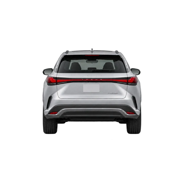 シルバーの2024 Lexus RX350H（リアビュー）