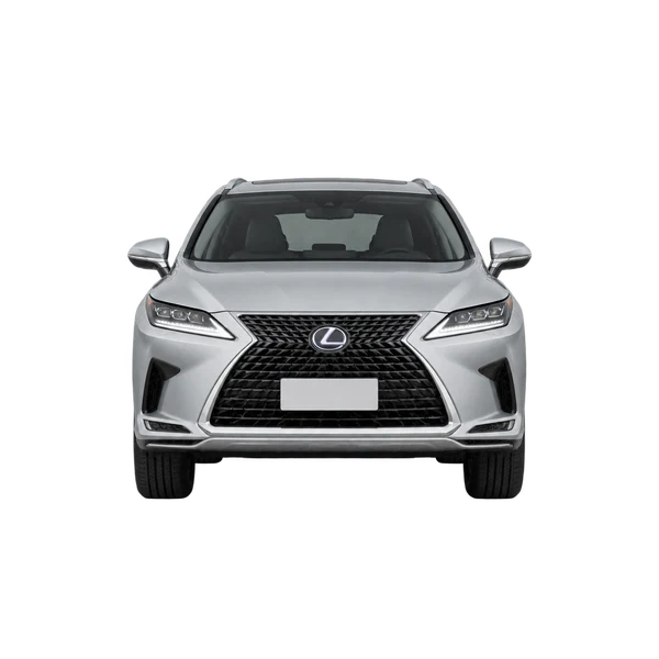 シルバーの2022 Lexus RX450HL（正面ビュー）