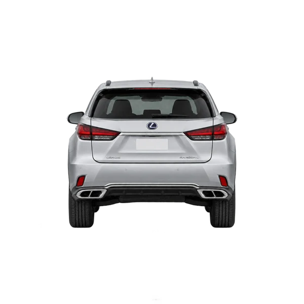 シルバーの2022 Lexus RX450HL（リアビュー）