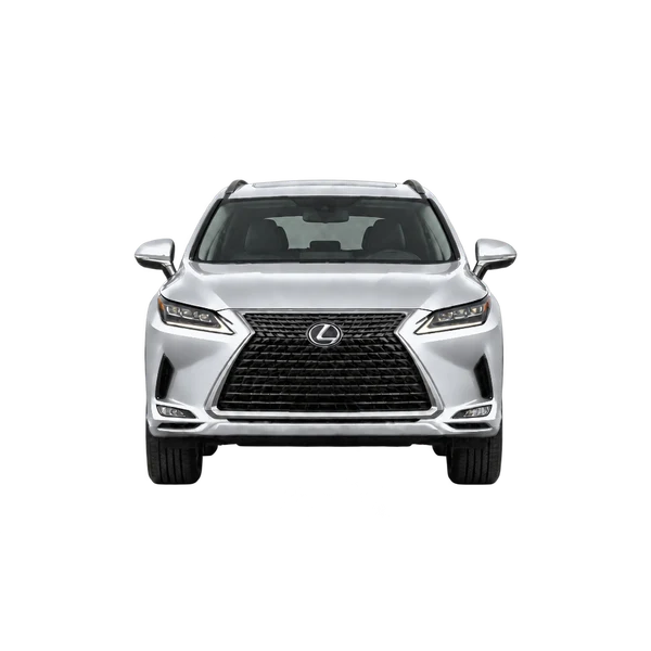 シルバーの2023 Lexus RX450HL（正面ビュー）