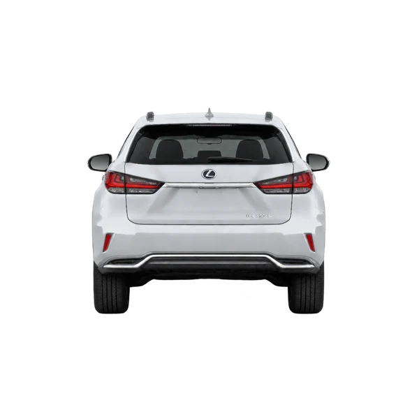 シルバーの2023 Lexus RX450HL（リアビュー）