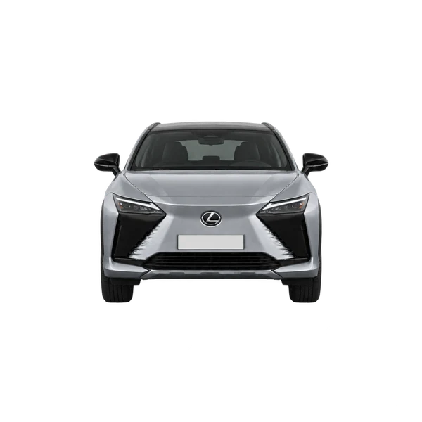 シルバーの2024 Lexus RZ 300E(正面ビュー)