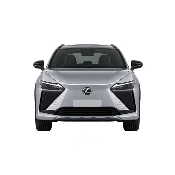 シルバーの2025 Lexus RZ 300E(正面ビュー)