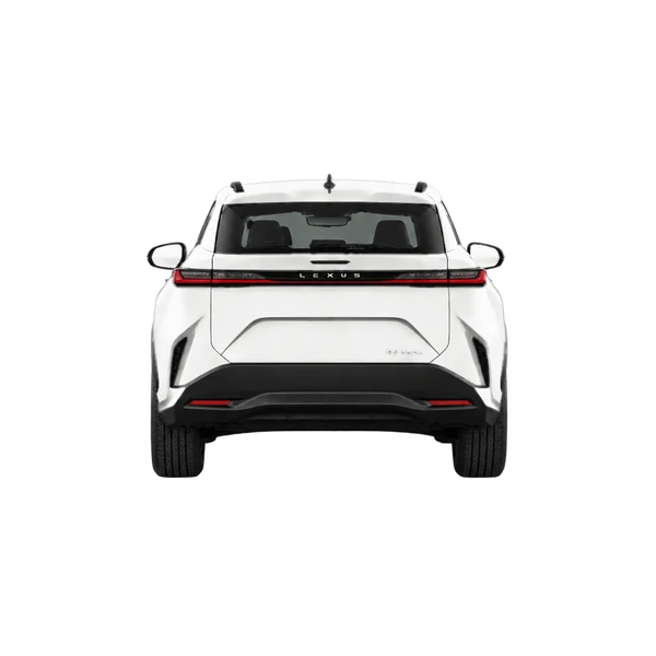 Lexus RZ 2023 blanc, vue arrière