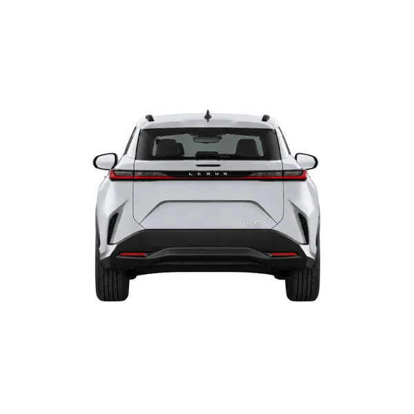シルバーの2024 Lexus RZ（リアビュー）