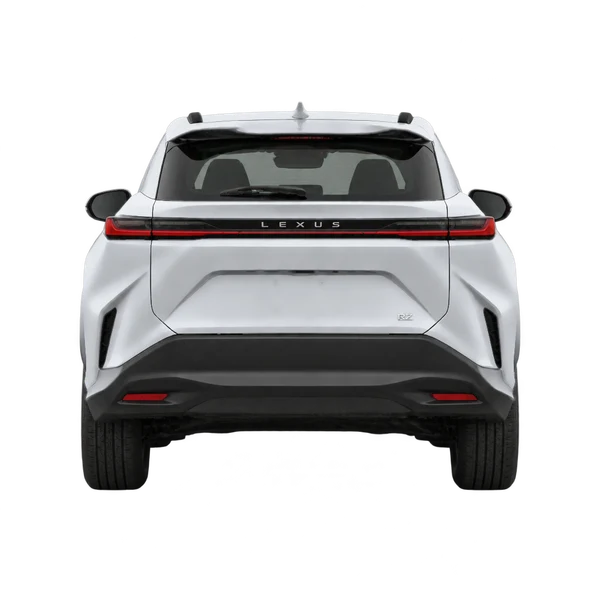 Lexus RZ 2025 argent, vue arrière