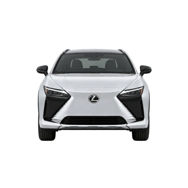 シルバーの2026 Lexus RZ(正面ビュー)