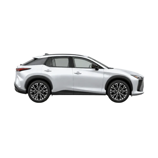 2027 Lexus RZ in Silber, Ansicht: Seite (nach rechts gewandt)
