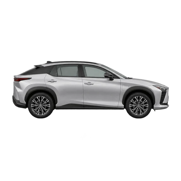 2026 Lexus RZ350E in Silber, Ansicht: Seite (nach rechts gewandt)