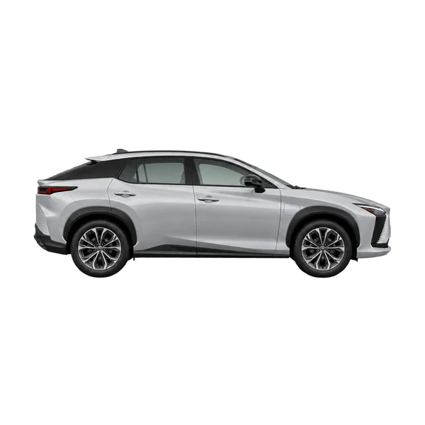 Lexus RZ450E 2024 prata, vista lateral (voltada para a direita)