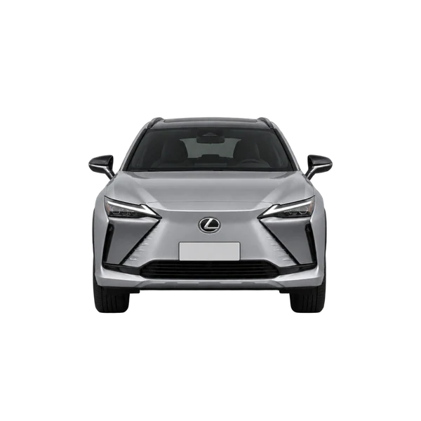 Lexus RZ450E 2025 prata, vista frente