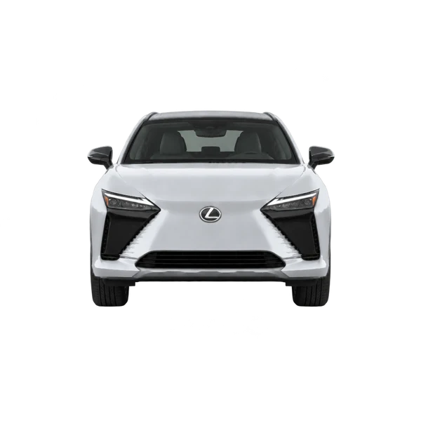 Lexus RZ550E 2026 prata, vista frente