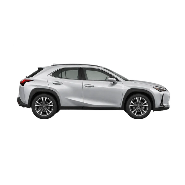 Lexus UX250H 2022 prata, vista lateral (voltada para a direita)