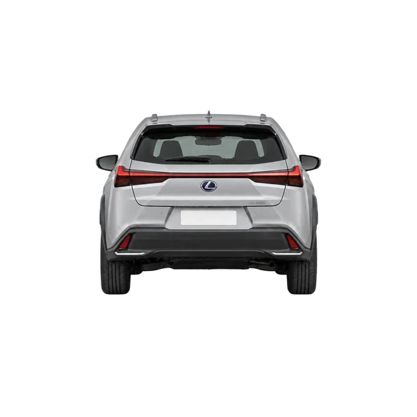 Lexus UX250H 2023 prata, vista traseira