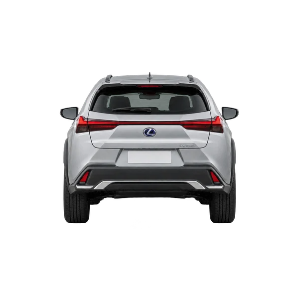 シルバーの2024 Lexus UX300H（リアビュー）