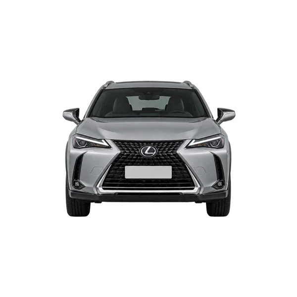 シルバーの2025 Lexus UX300H（正面ビュー）