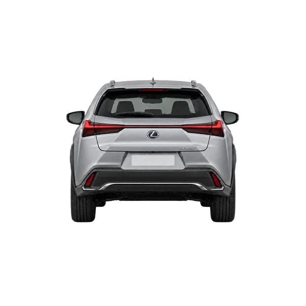 シルバーの2025 Lexus UX300H（リアビュー）