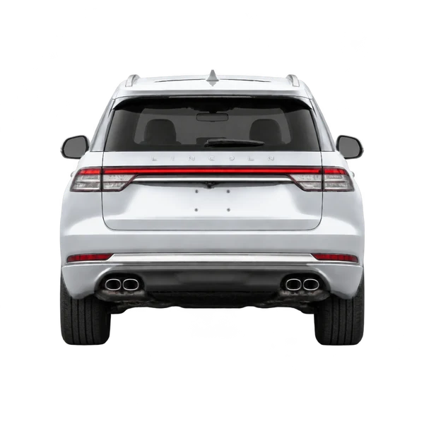 Lincoln Aviator 2027 argent, vue arrière