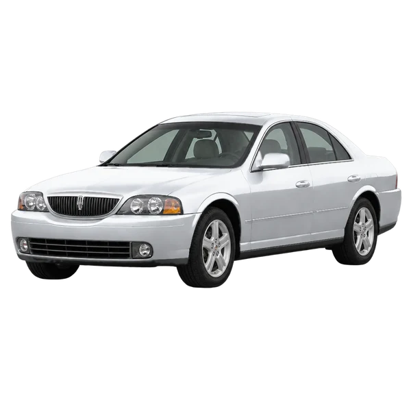 2000 LINCOLN LS — Front three-quarter (facing left)、silver