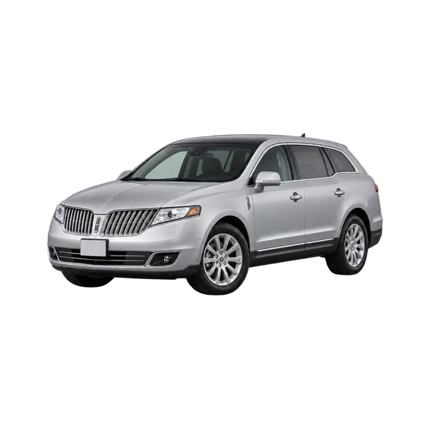 Lincoln MKT 2016 argent, vue trois-quarts avant (orienté vers la gauche)