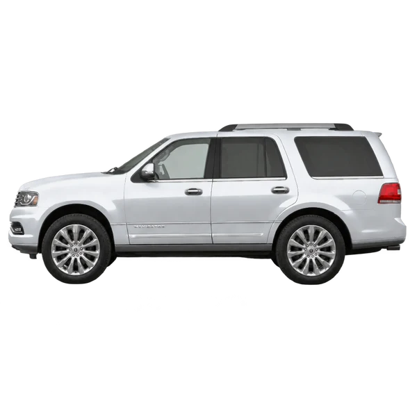 2015 Lincoln Navigator in Silber, Ansicht: Seite (nach links gerichtet)