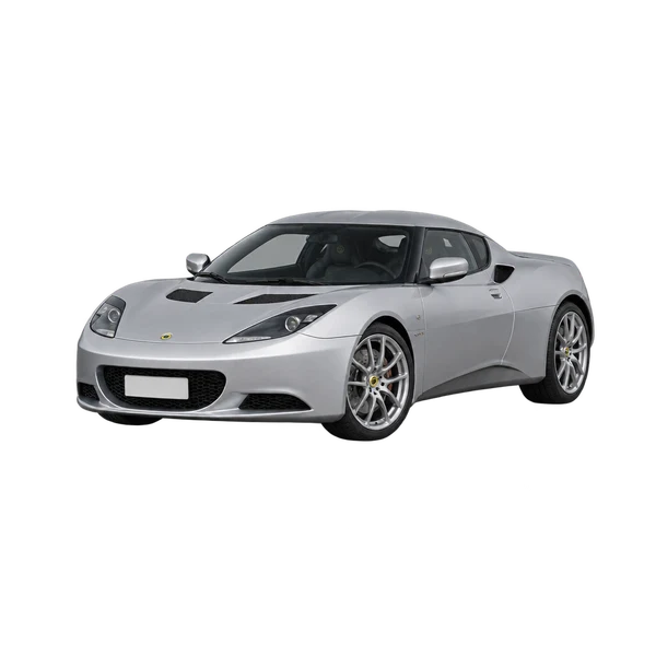 2016 Lotus Evora in Silber, Ansicht: Dreiviertelansicht vorne (nach links gerichtet)
