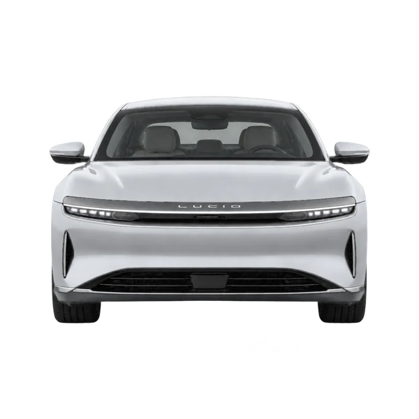 2022 Lucid Air in Silber, Ansicht: Front