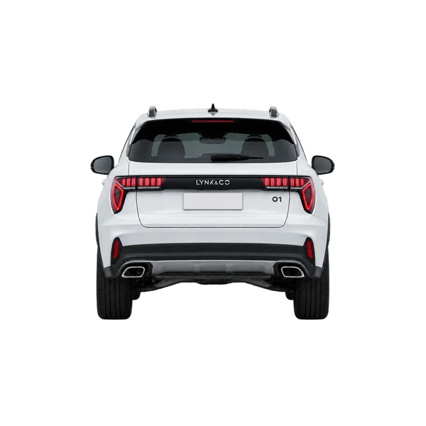 Lynk&CO 01 2024 branco, vista traseira