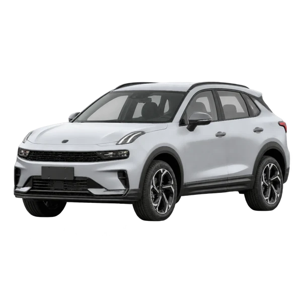 2025 Lynk&CO 06 in Silber, Ansicht: Dreiviertelansicht vorne (nach links gerichtet)