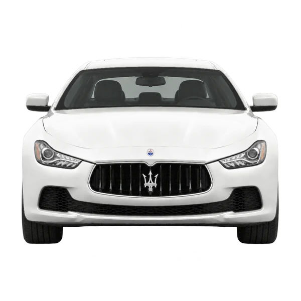2018 Maserati Ghibli in weiß, Ansicht: Front