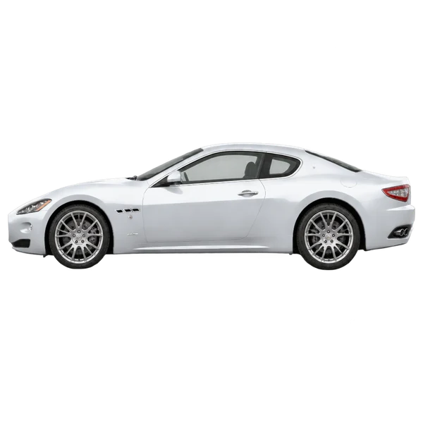 2014 Maserati Granturismo in Silber, Ansicht: Seite (nach links gerichtet)