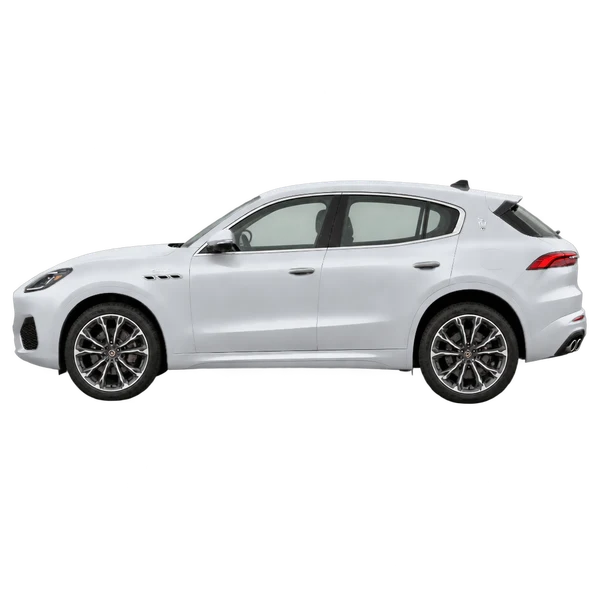 2026 Maserati Grecale in Silber, Ansicht: Seite (nach links gerichtet)
