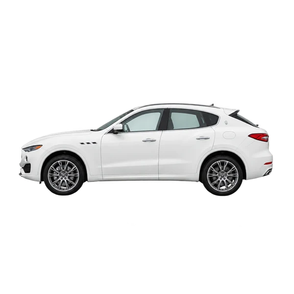 Maserati Levante 2016 branco, vista lateral (voltada para a esquerda)
