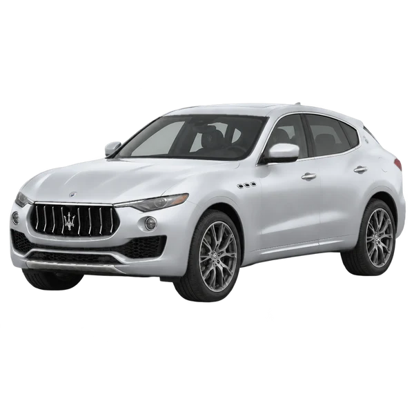 2020 Maserati Levante in Silber, Ansicht: Dreiviertelansicht vorne (nach links gerichtet)
