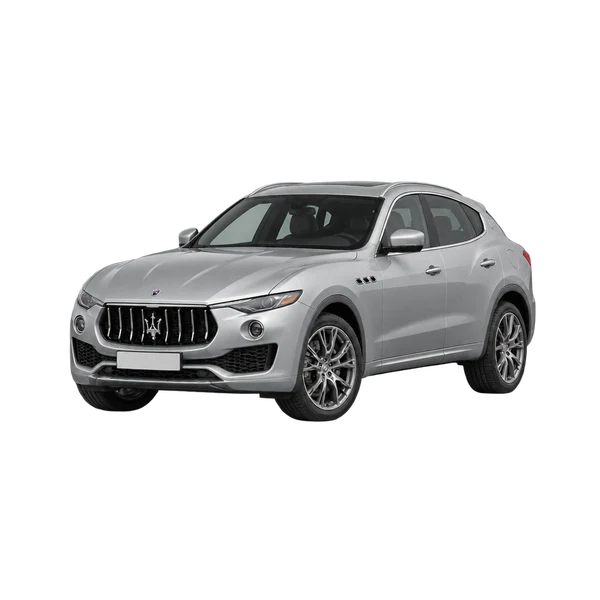 Maserati Levante 2021 argent, vue trois-quarts avant (orienté vers la gauche)
