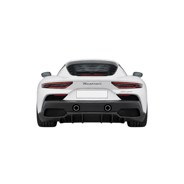 Maserati MC20 2022 branco, vista traseira