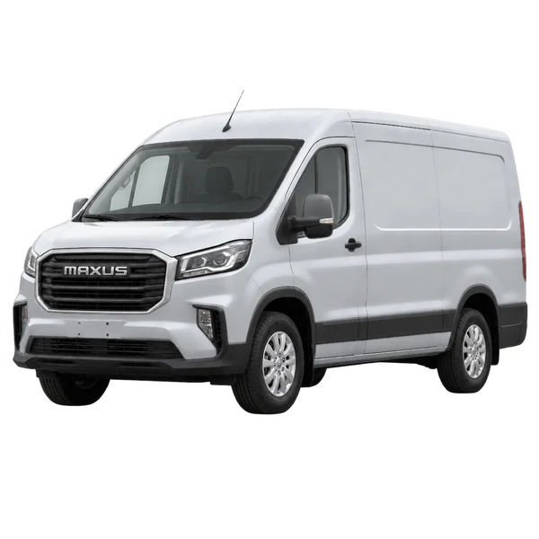 2025 MAXUS EDELIVER 9 — Front three-quarter (facing left), silver