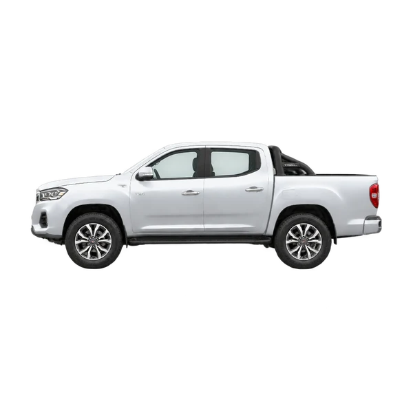 Maxus T60 2025 باللون فضي، منظر منظر جانبي (باتجاه اليمين)