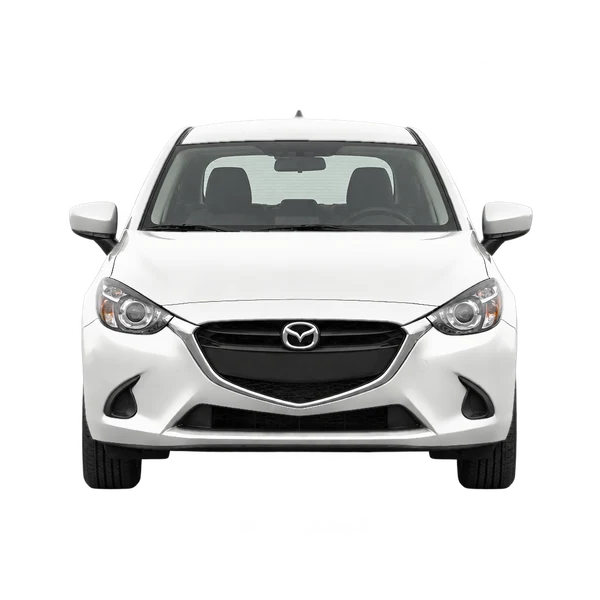 Mazda 2 2023 blanc, vue avant