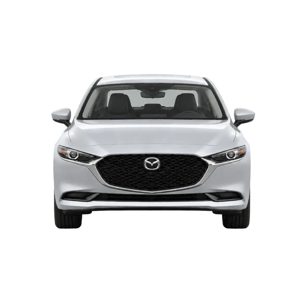 2022 Mazda 3 4-Door 2WD in Silber, Ansicht: Front