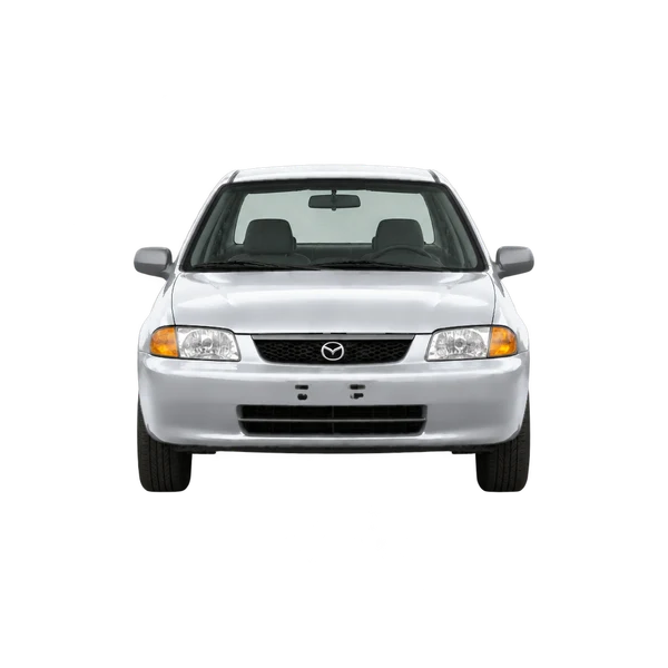 1996 Mazda 323 in Silber, Ansicht: Front