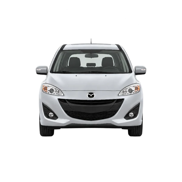 シルバーの2014 Mazda 5（正面ビュー）