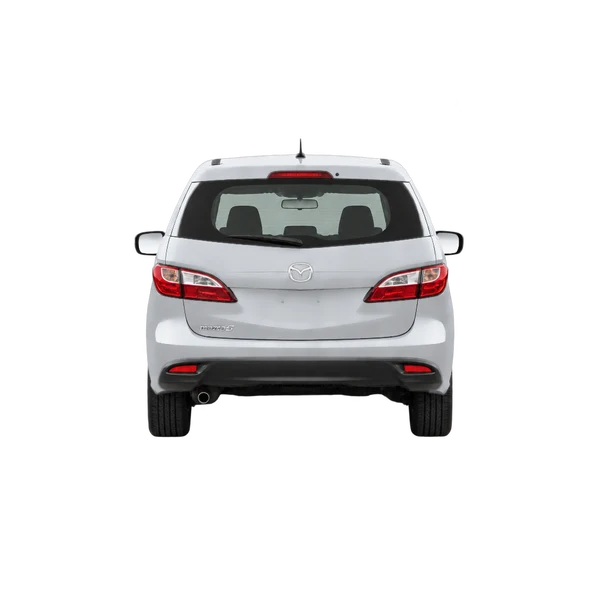 シルバーの2014 Mazda 5（リアビュー）