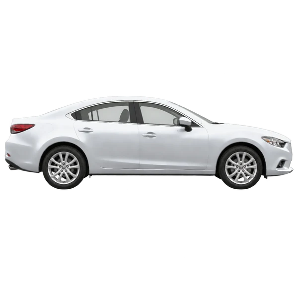 シルバーの2013 Mazda 6（側面（右向き）ビュー）