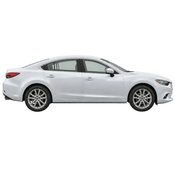 シルバーの2016 Mazda 6（側面（右向き）ビュー）